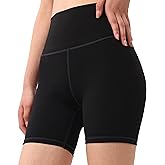 Leitbssue Biker Shorts Women with Pockets - 5"/8" High Waisted Workout Spandex Tummy Control Gym Running Yoga Shorts