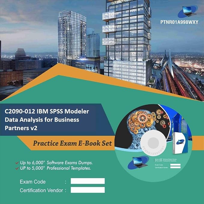 Amazon Com C2090 012 Ibm Spss Modeler Data Analysis For Business Partners V2 Online Certification Video Learning Success Bundle Dvd