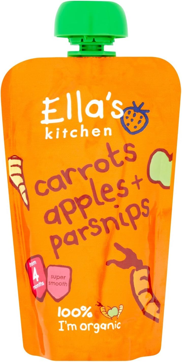 Ella's Kitchen Organic Carrots Apples Parsnips 120g 4 Months