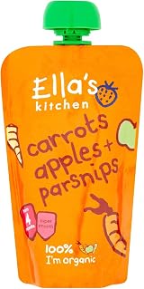 Ella's Kitchen Organic Carrots Apples Parsnips 120g 4 Months