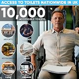 Rubigo 3 Pack Disabled Toilet Key UK with Just Cant Wait Card Blue view 6