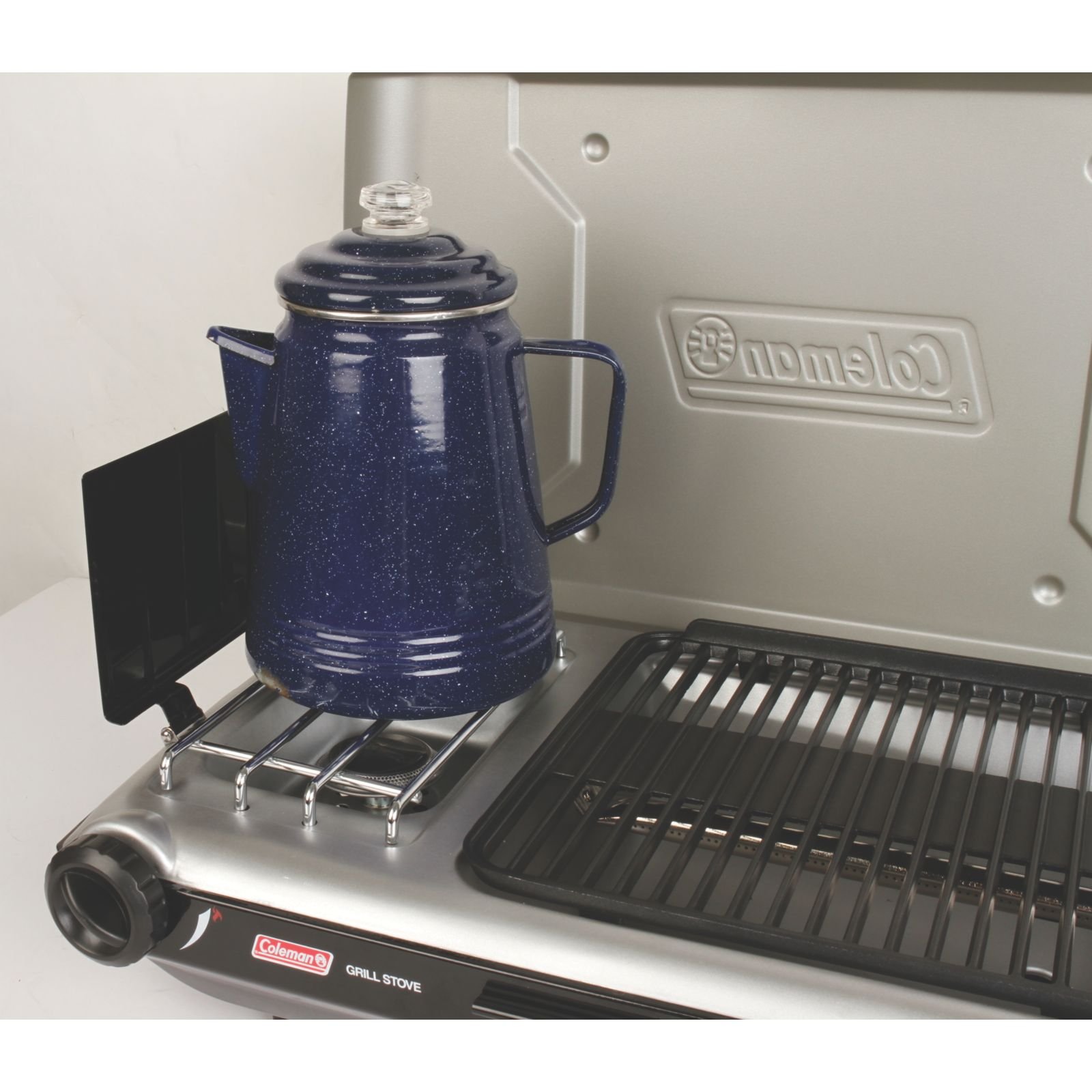 Coleman Classic 2in1 Camping Grill/Stove with 2 Adjustable Burners