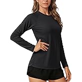 TACVASEN Womens Long Sleeve Rash Guard UPF 50+ UV Sun Shirts Quick Dry Swim Shirt Hiking Tops