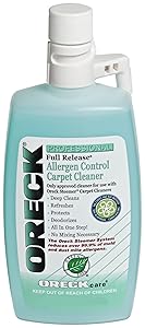 Oreck 40257-01 Full Release Allergen Control Carpet Cleaner 16 oz.