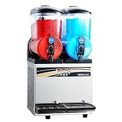 VEVOR Slushie Machine, 15Lx2 Double Tank Commercial