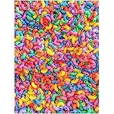 2 Cups of Rainbow Pasta Sensory Bin Filler for Sensory Table - Elbow Noodles