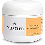 Noacier Amber Honey Cleansing Scrub, Natural Anti-Aging and Moisturizing Exfoliant for Dry Sensitive Skin, 2oz/60g