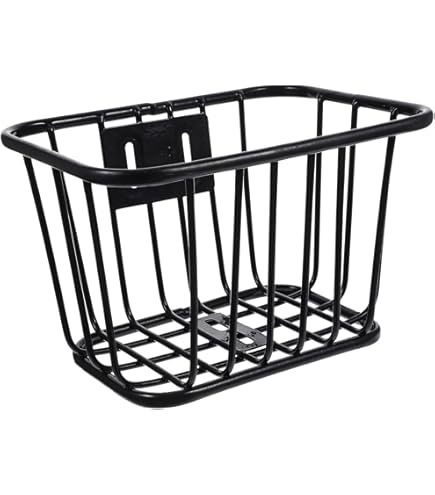 thumbnail image 2 of TOYANDONA Front Bike Basket Metal Storage Basket For Bicycle 2 of 12