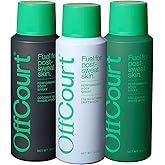 OffCourt - Natural Deodorant Body Spray for Men and Women - Aluminum Free - Whole Body Deodorant for Women and Men, 3.4 Ounce (Pack of 3)
