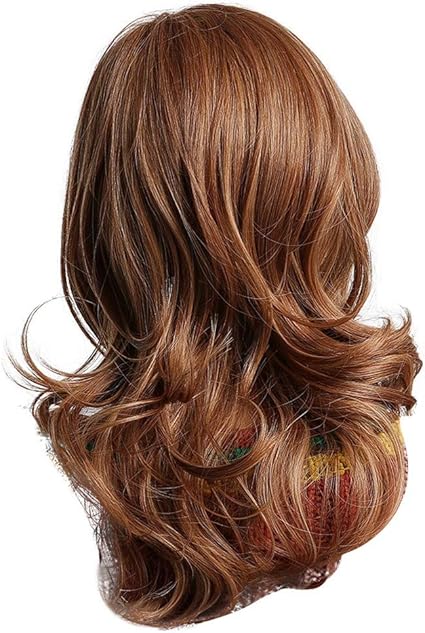 Rytejfes Perruque De Cheveux Longs A La Mode Sexy Femme Sexy Cheveux Bruns Boucles Perruque Brune Cheveux Longs Boucles Amazon Fr Cuisine Maison