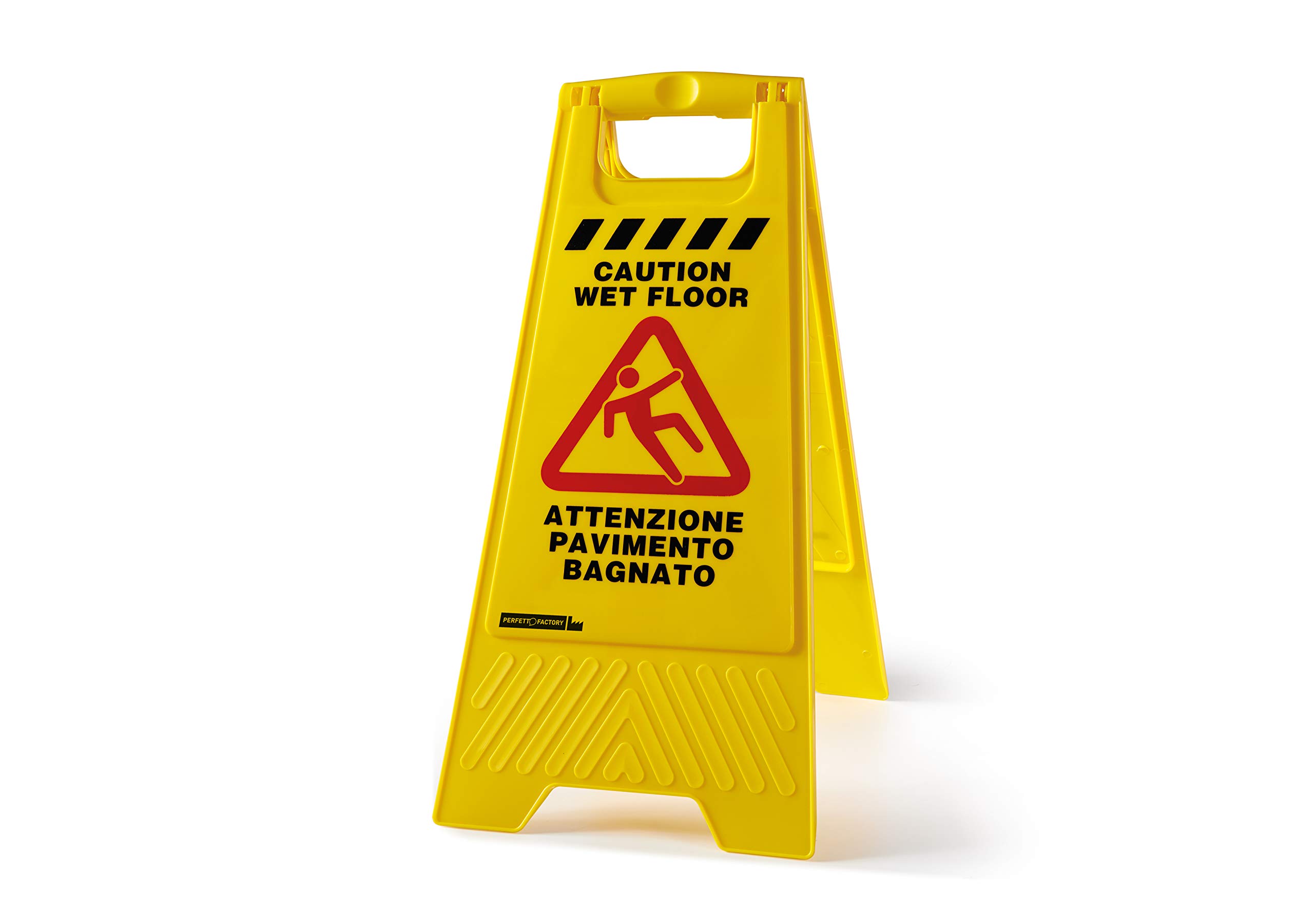 Perfect Factory Wet Floor Wet Floor Sign, Plastic, yellow, 30 x 49 x 56.5 cm