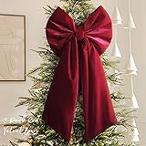 Christmas Decorations - Christmas Bows - 2 Pack