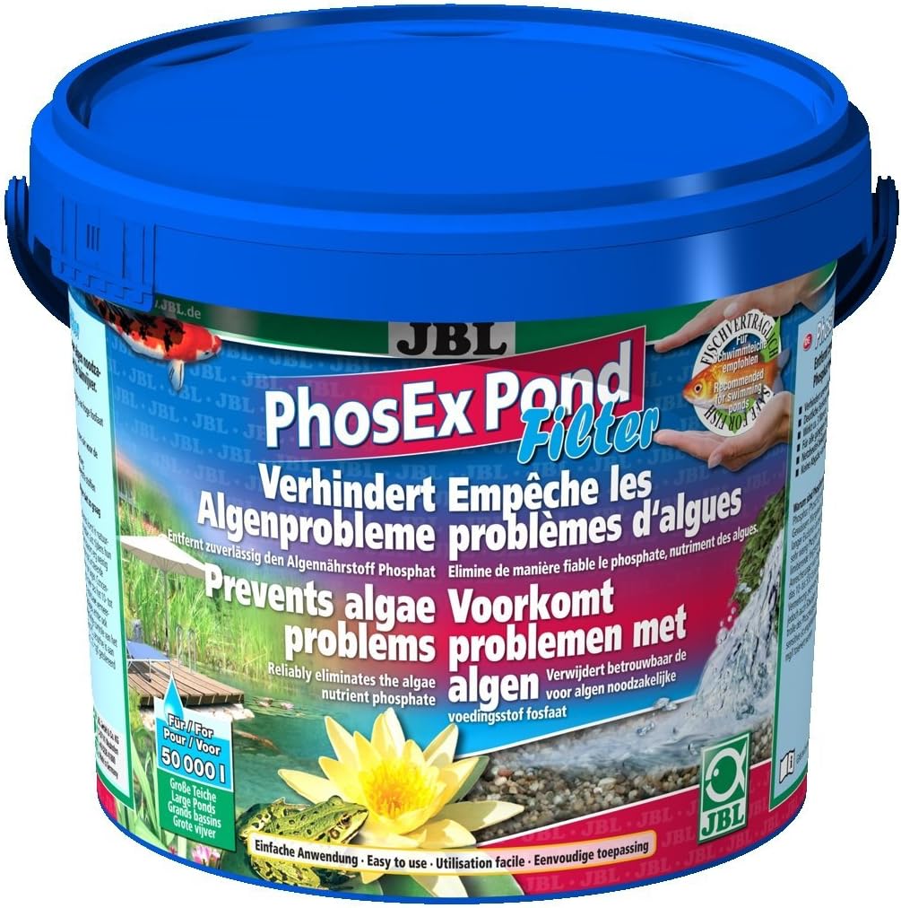 JBL PhosEx Pond Filter 500 g, 1l, Phosphate remover for pond filters, brown, 0,5 kg