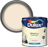 Dulux Matt Emulsion Paint For Walls And Ceilings Magnolia 2.5 L