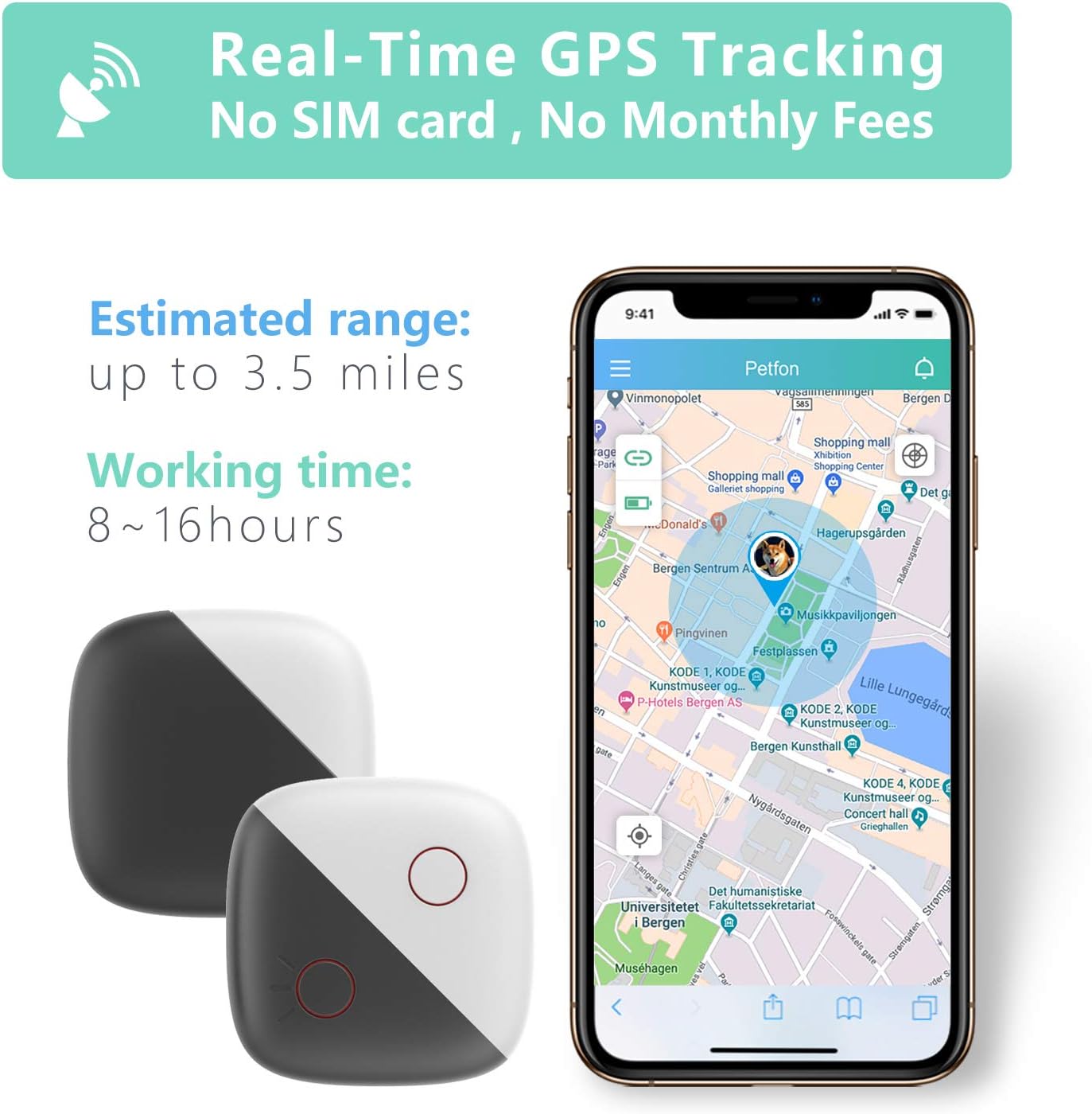 Petfon pet gps tracker Clearance