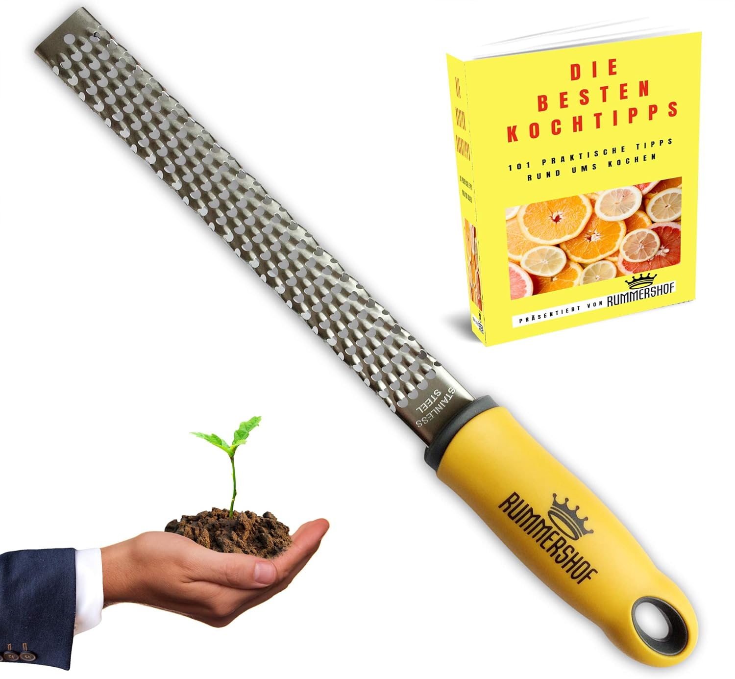 Rummershof Multi Grater (Cheese Grater, Lemon Zester, Parmesan, Ginger