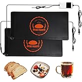 Bunmery Bread Proofing Mat 2 Pack, Sourdough Warming Mat, Sourdough Starter Warmer with Thermostat Temperature Control, Dough Proofer Heating mats for Home Kitchen Baking Food(10.6" x 21.6")