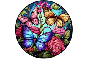 GemZono Diamond Painting Kits for Adults - Butterfly Flowers DIY 5D Diamond Art Kits Full Drill Diamond Dots Paintings with Diamonds Gem Art and Crafts Home Decor Gifts12x12inch