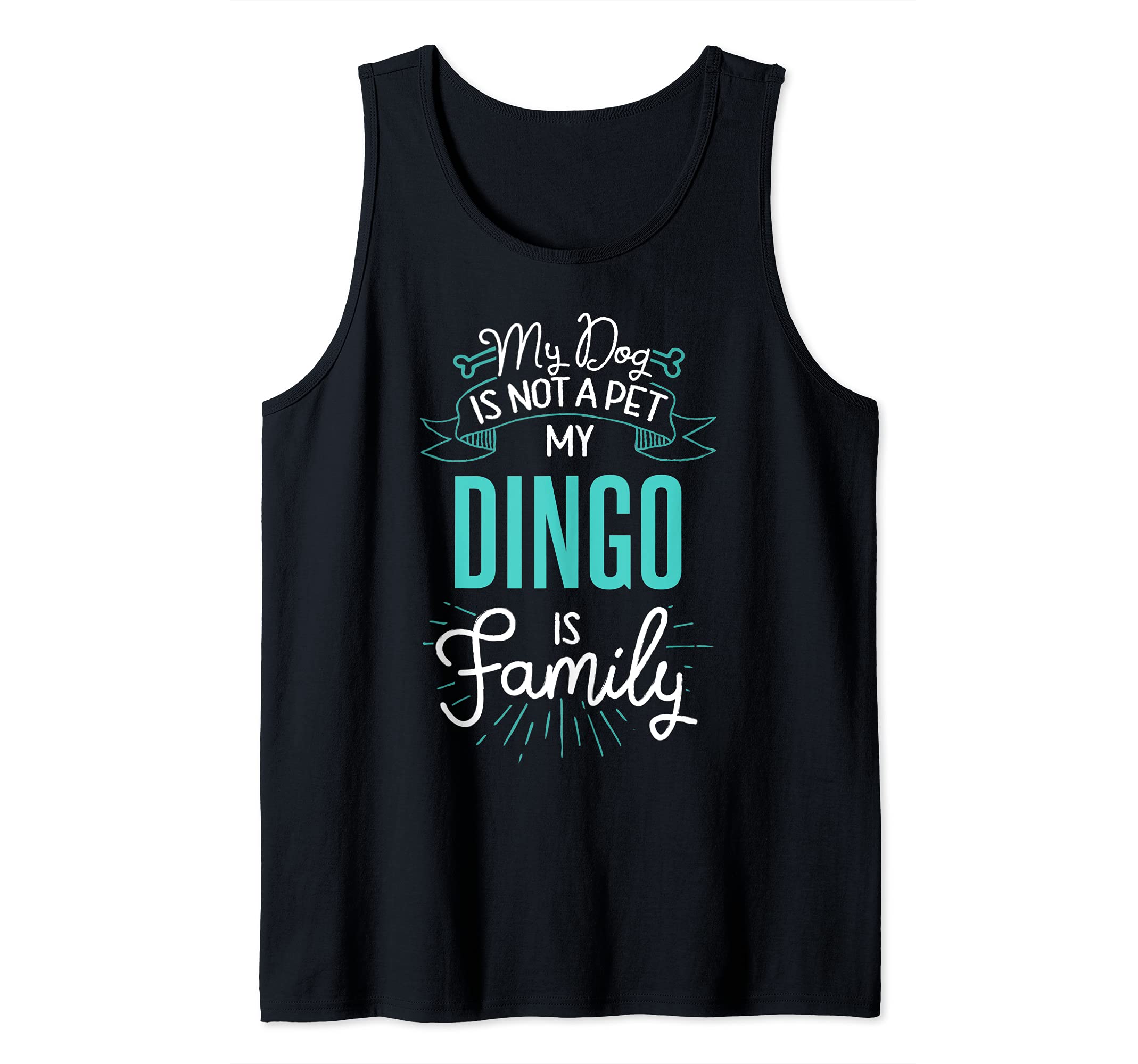 Cute Dingo Design Family Dog Giftn Tank Top