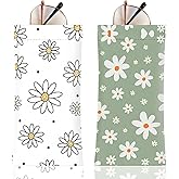 Anikathy 2Pcs Sunglass Eyeglass Glasses Case Soft PU Leather with Cleaning Cloth Portable Glasses Pouch Bag for Men Women