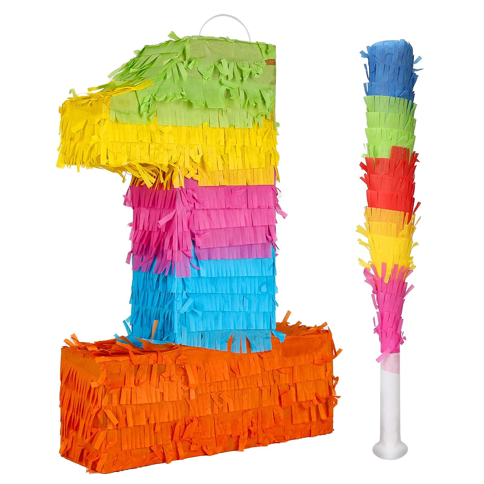 32ndShop 32nd Piñata Birthday Party Game with Stick - Number 1