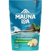 Mauna Loa Premium Roasted Macadamia Nuts, Garlic Flavor Onion, 4 Oz