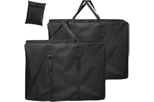 URANSHIN Extra Large Outside Folding Chair Storage Bag with Zipper and Handles, 600D Folding Chair Carry Bag for Zero Gravity Chair Cover, Portable Folding Lounge Chair Carrying Bags, 43" L x 11" W x 29" H