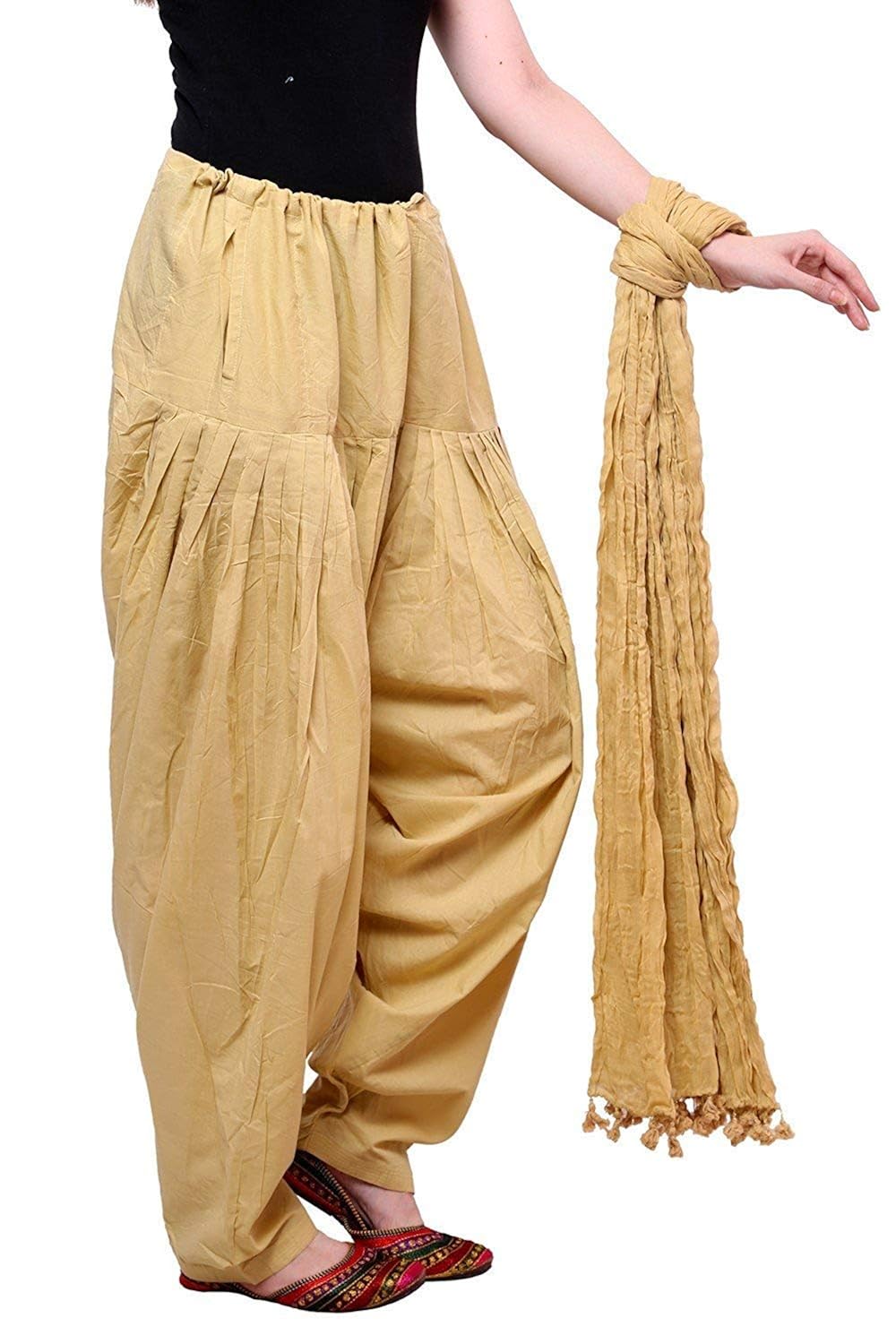 k's creations women's cotton patiyala salwar and dupatta set