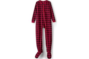 Lands' End Kids Footed Fleece Sleeper