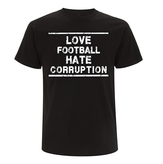 Männersport Love Football Hate Corruption T-Shirt