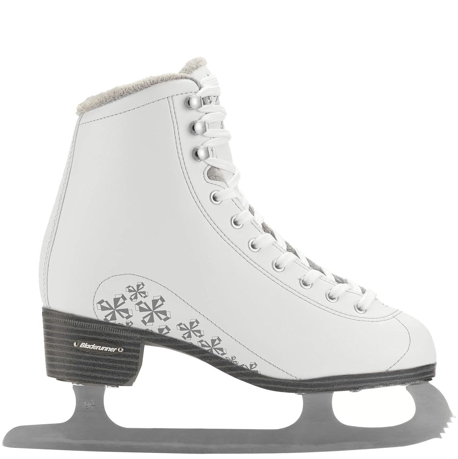 White Bladerunner Ice by Rollerblade Aurora Womens Adult Figure Skates Ice Skates Ice Skates
