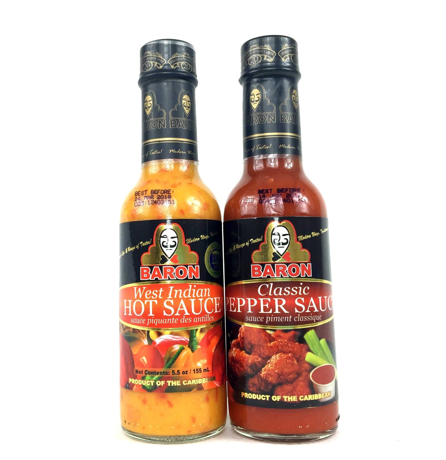 Amazon.com : Baron Caribbean Hot Sauce 