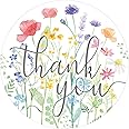 Little Wildflower Baby Shower Thank You Stickers, Envelope Seals, Candy Stickers - 40 Count, in Bloom Party Favors