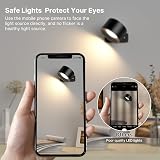 Mexllex LED Wall Light Indoor 360° Rotatable 3 Color Modes 3 Brightness view 4
