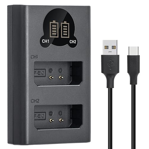 Tengdaxing LP-E10 Battery Charger Compatible with Canon EOS Rebel