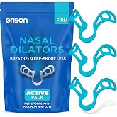 Brison Nasal Dilators for Breathing and Sleeping - 3 Pack Anti Snoring Nose Vents Opener for Better Breathing Sleeping and Activity Improves Airflow - Hard