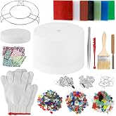 Microwave Kiln Kits for Jewelry Making, Microwave Kiln for Glass Fusing, Microwave Kiln for Clay Pottery, Glass Fusing Kit, Kiln for Pottery at Home, Jewelry Handmake Kit For Adults (Large Klin Kits)
