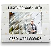 FLDAS I Used to Work with Absolute Legends Picture Frame 8x10, Retirement Picture Frame, Coworker Gifts Photo Frame, Desk Pictures Frames for Office, Farewell Gifts for Coworkers Photo Frames 5X7