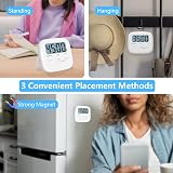 MECHEER Magnetic Timer for Kids Digital Countdown Clock 96 dB Loud Alarm view 6