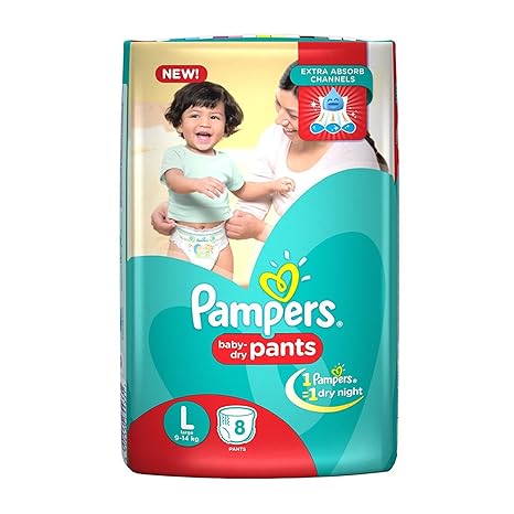 size 8 pampers pants