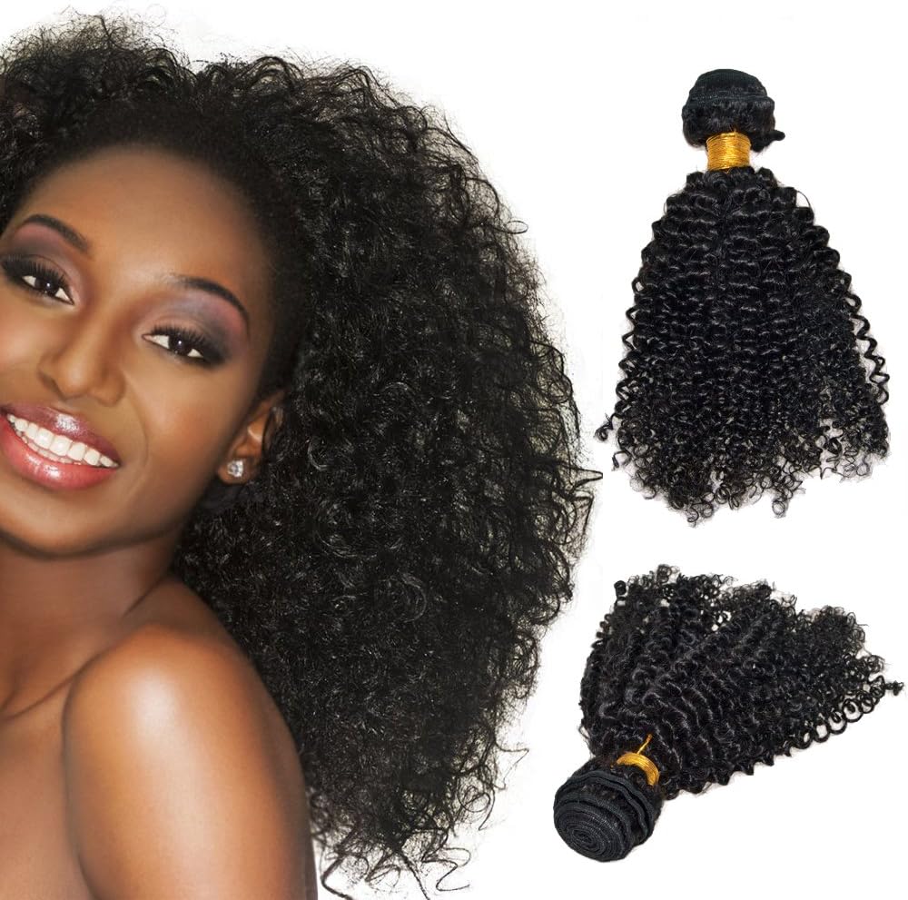Kinky Curly Brazilian Hair Extenstions Weave Bundles 4pcs/lot 8-28 Inches Hot Selling Hair Products (10inch12inch14inch16inch)