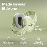 Alpine Muffy Baby Ear Defender 12-36 Months CE UKCA Green view 3