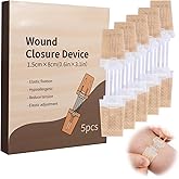 Wound Closure Strips 5Pcs Emergency Laceration Closures Butterfly Stitches Sutures Bandaids Zip Stitch Without Stitches for H