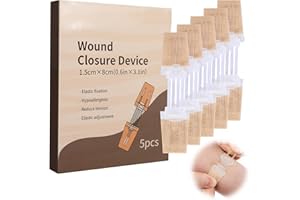 Wound Closure Strips 5Pcs Emergency Laceration Closures Butterfly Stitches Sutures Bandaids Zip Stitch Without Stitches for H