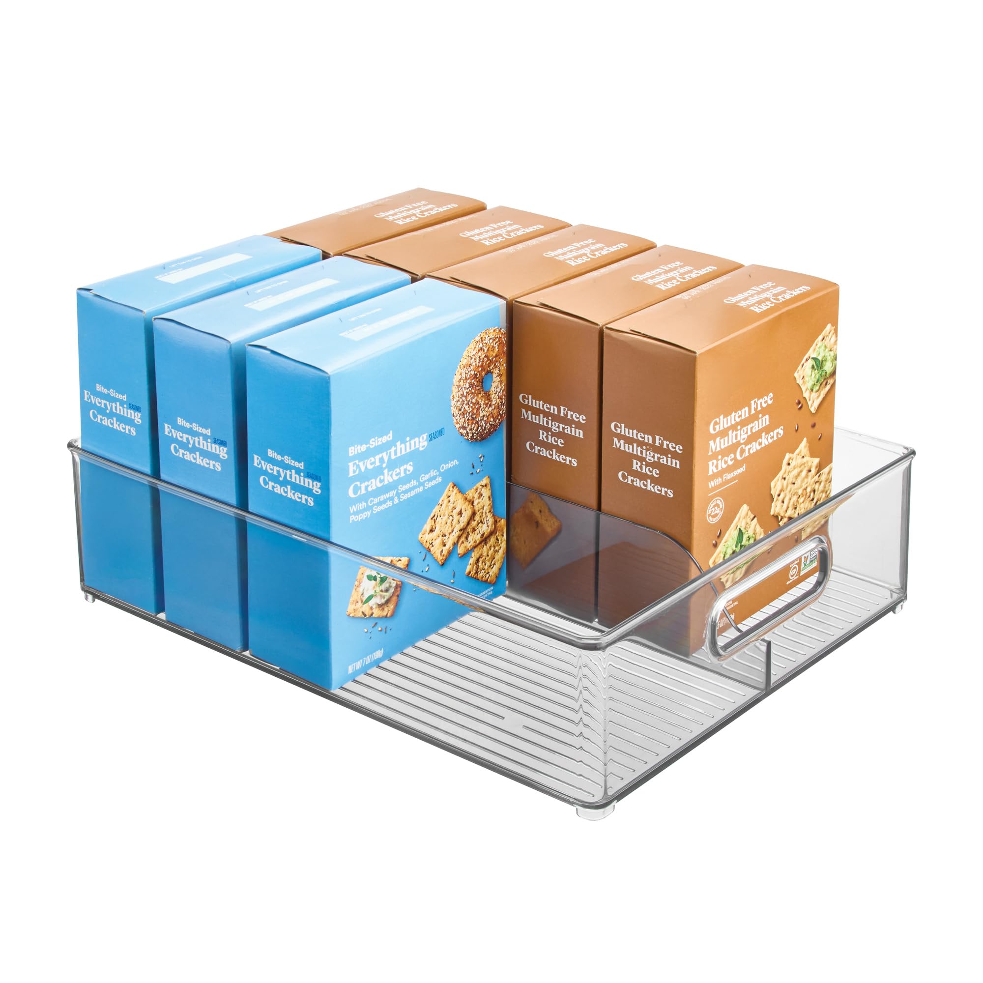 iDesign 70630 Deep Container, Clear, 36.83 x 30.48 x 10.16 cm