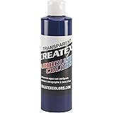 Createx Colors Paint for Airbrush, 8 oz, Transparent Brite Blue