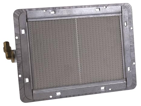 Keramikbrenner Breite 173mm Länge 237mm 178x125mm Brennbereich 178x125mm