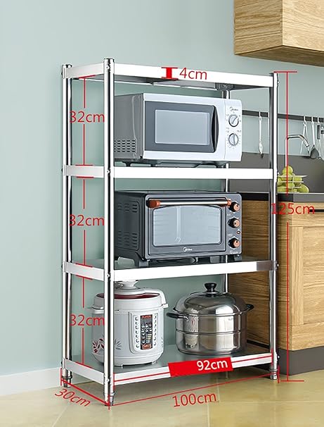 Almacenamiento y organización de la cocina Estante de cocina Piso ...