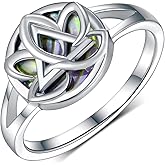 Daixiya Sobriety Gifts for Women 925 Sterling Silver Alcoholics Anonymous Ring Lotus AA Sobriety Jewelry Gifts for Women