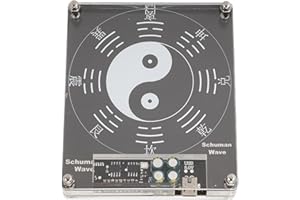 Hilitand Schuman Wave Generator, Acrylic Design, 7.83Hz Audio Resonator for HiFi Systems and Relaxation, USB Powered Device f